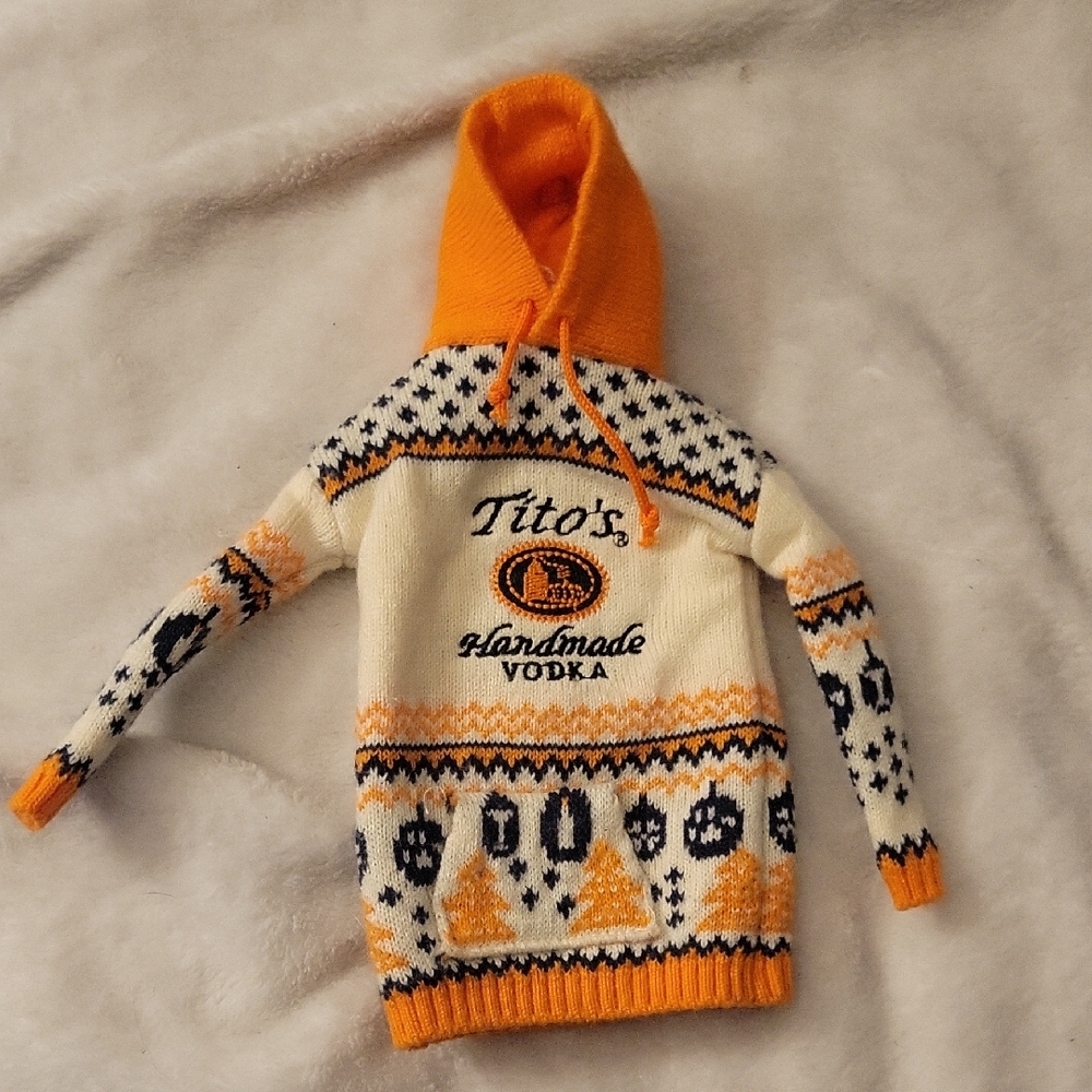 Tito's Vodka Bottle Sweater. Barwear